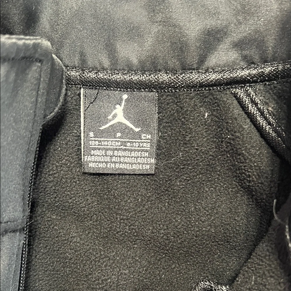 Jordan Black Performance Jacket with Red Accent